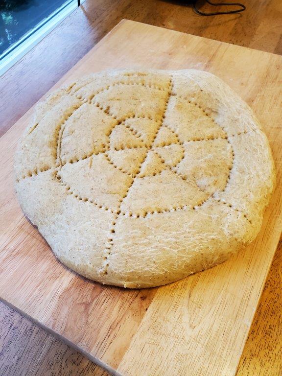Baked hembesha bread