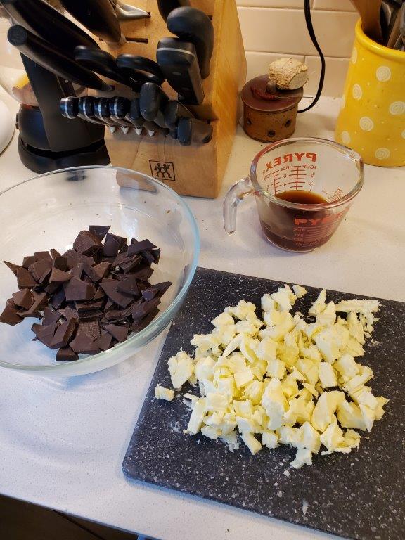 Butter, coffee, and chocolate