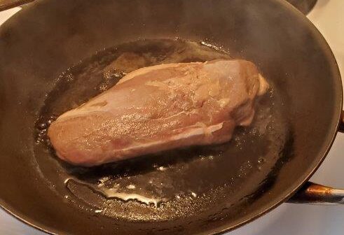 Cooking duck breast