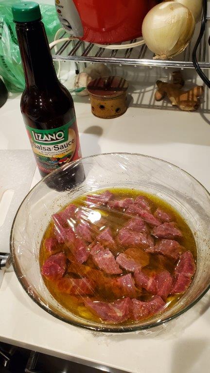 Marinating meat