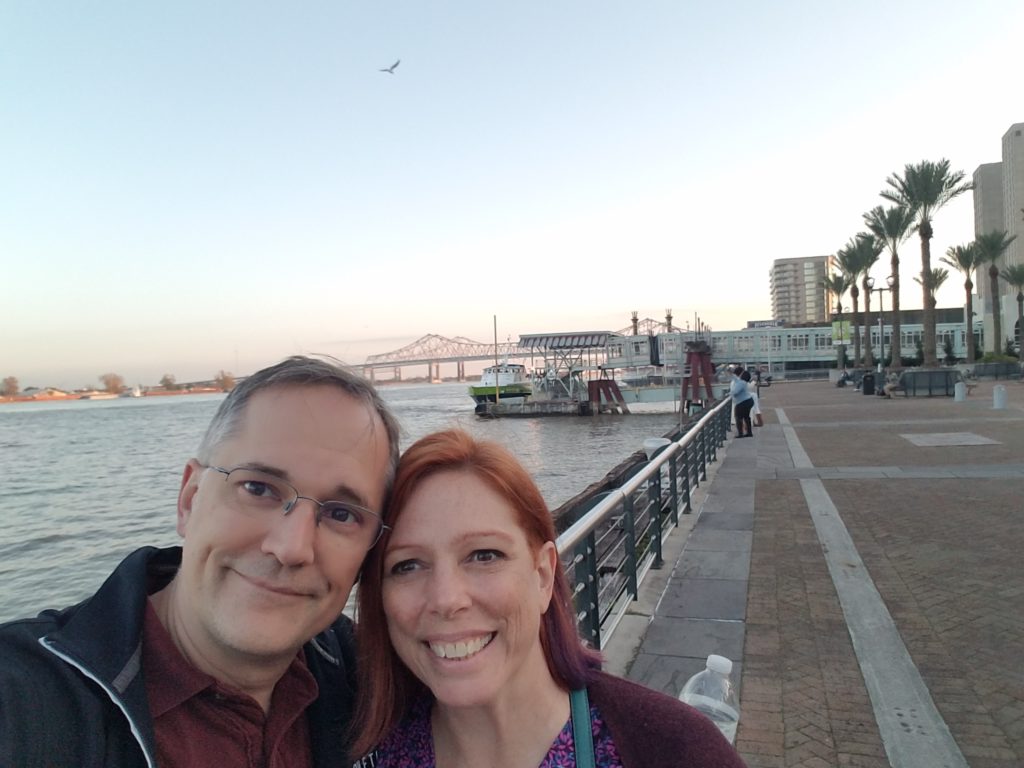 Selfie in front of the aquarium