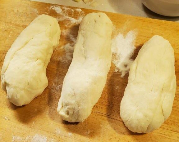 Dumplings before baking.