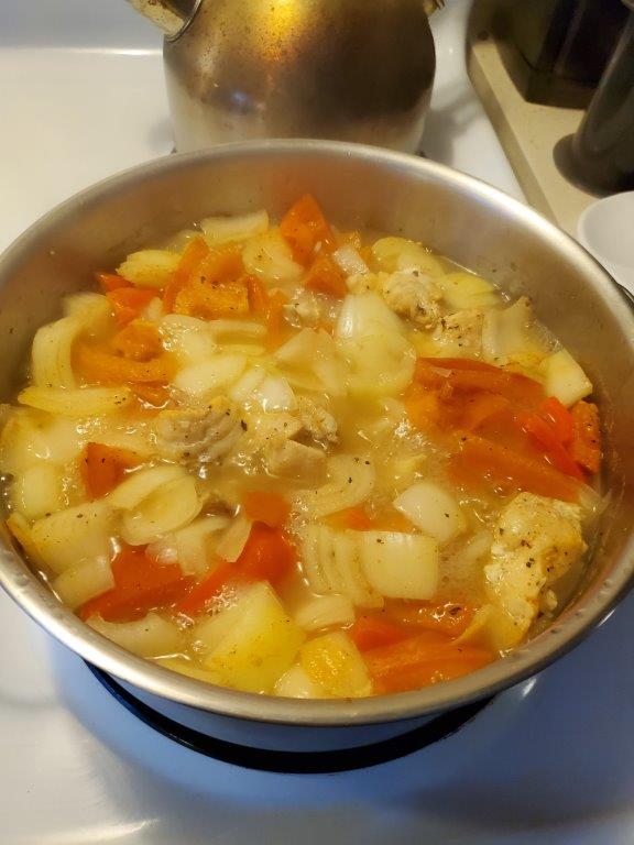 Equatorial Guinean Stew Cooking
