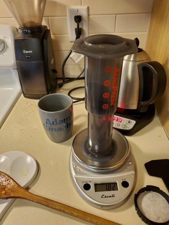 Coffee preparation equipment.