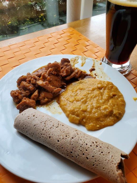 Ethiopian meal
