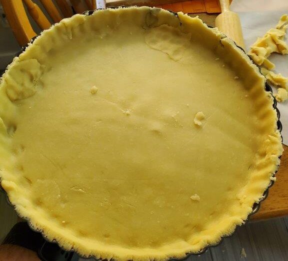 Unbaked pie crust