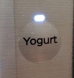 Yogurt button
