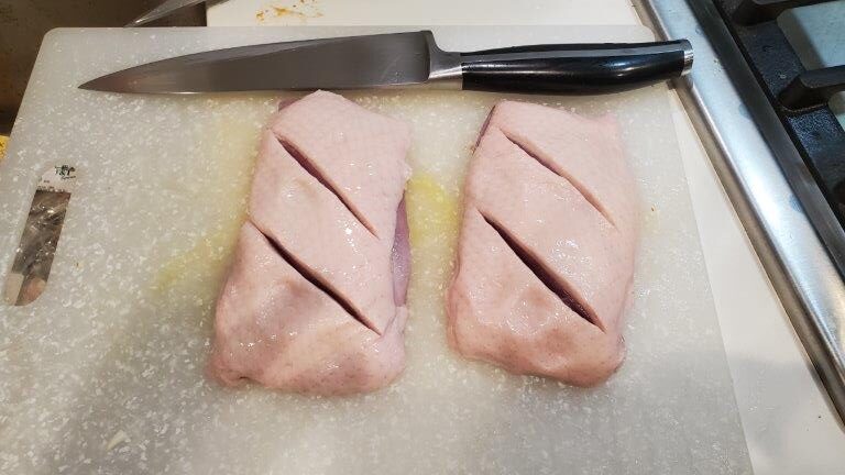 Duck breasts