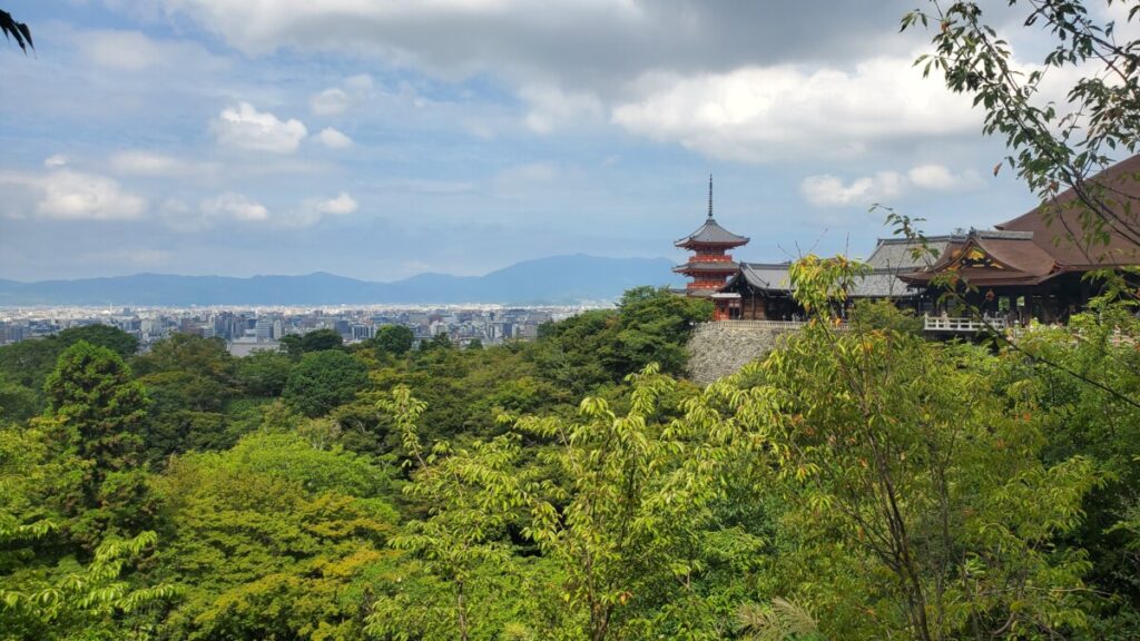 View from temple