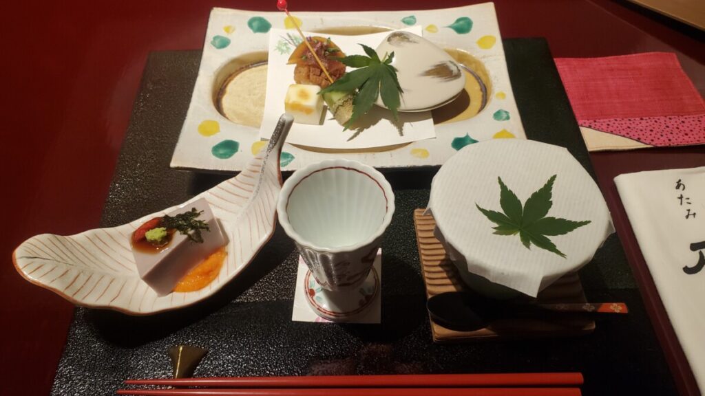 Ryokan meal, part 1