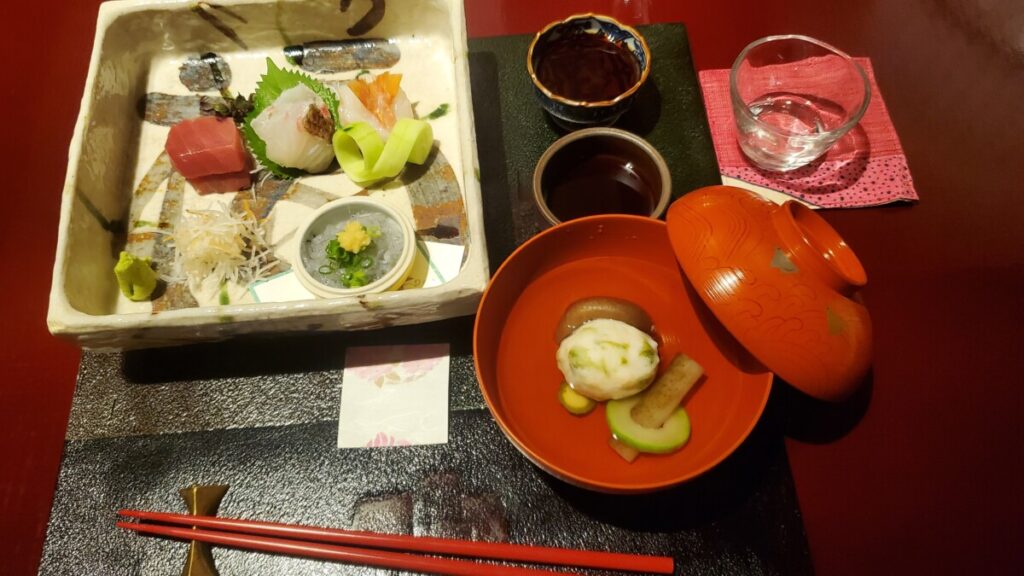 Ryokan meal, second course