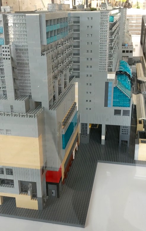 Lego model of Kyoto station