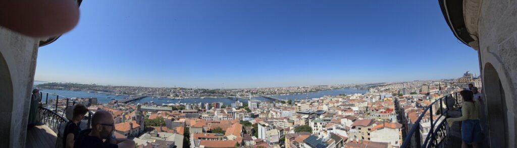 Panorama from Galata tower