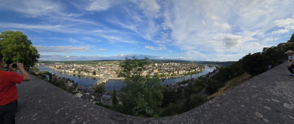 View from Namur castle