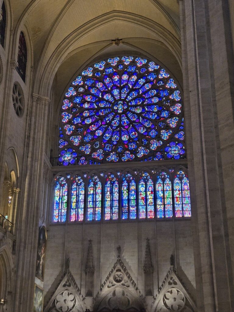 Notre Dame stained glass