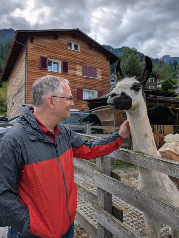 Dan and llama