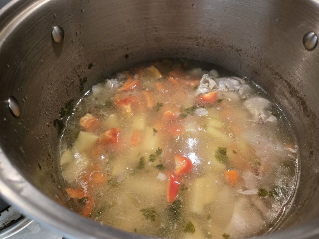 Soup with veggies